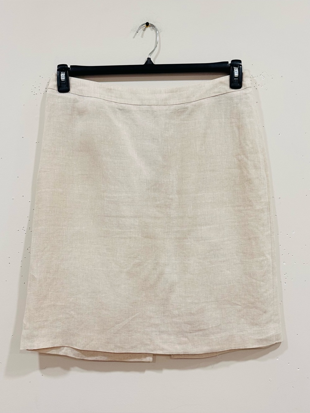 Brooks Brothers 346” 100% Linen Pencil Skirt Size 14 Minimalistic Business